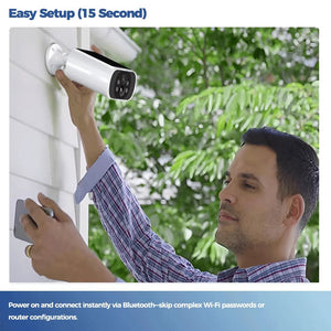 Alevio 2.5K Outdoor Solar Camera Wireless AI Security With Night Vision Hooks - stepyours.com