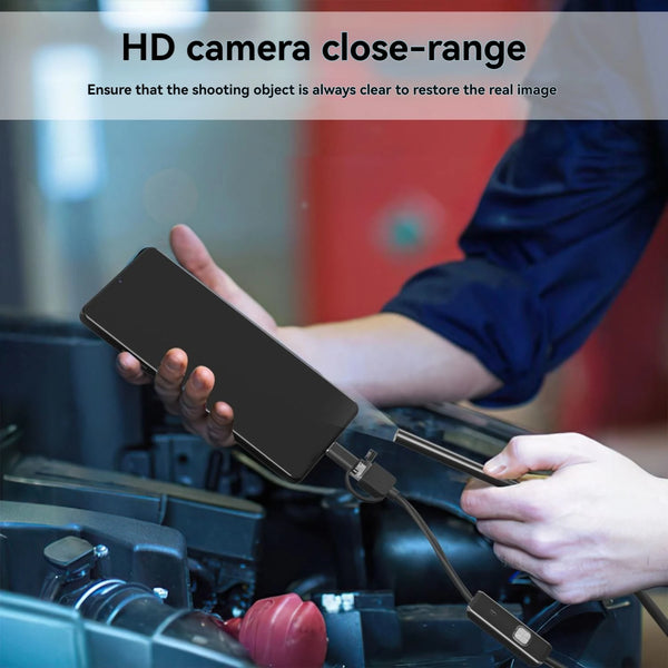 OllyMurs Type - C Android Endoscope IP67 Camera - 5.5 To 8mm 6 LED Borescope - stepyours.com