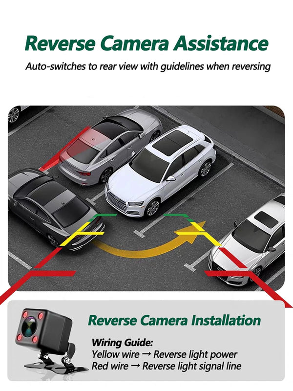 4 Channel WiFi Dash Cam for Cars Front and Rear Interior 360 DVR - stepyours.com