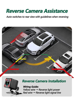 4 Channel WiFi Dash Cam DVR For Cars Front And Rear Interior 360 Parking 24h - stepyours.com