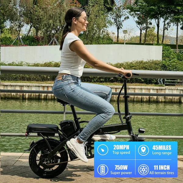Lightweight Folding Electric Bike — product view 7