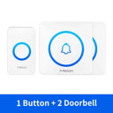 Meian Smart Home Doorbell Wireless Security Doorbell IP65 Waterproof Outdoor Door Bell 60 Songs 5 Volume Adjustable Chime Kit by stepyours.com