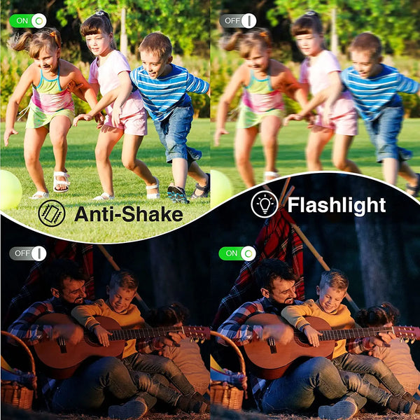 HD 1080P Kids Beginner Camera LCD 16X Zoom Compact Rechargeable - stepyours.com