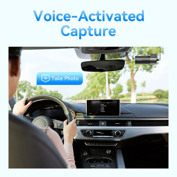 Pictrey M2 2K Dash Cam 330 Degree Rotatable Car DVR Night Vision Voice Control - stepyours.com