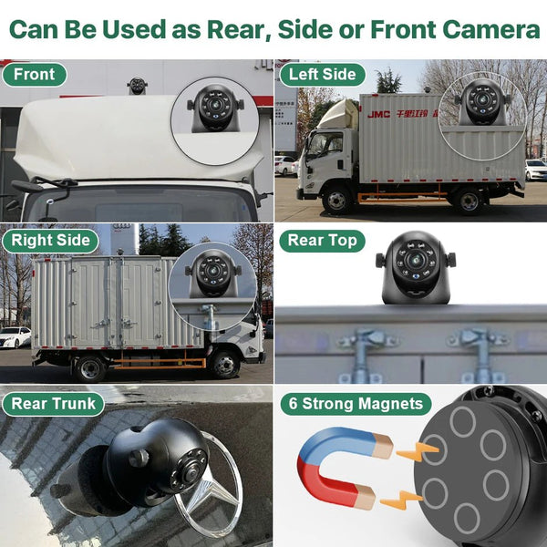 GreenYi 5G WiFi Magnetic Hitch Wireless Rear View Camera Night Vision Trailer - stepyours.com