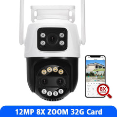 ASECAM 12MP 6K WiFi Camera - 8X Zoom With AI Human Detection Auto Tracking - stepyours.com