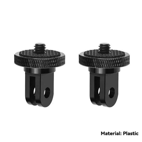 1/4 Inch Screw Tripod Adapter 360 Rotating Mount Holder For Go Pro 13 12 11 10 9 Insta 360 X5 X4 DJI OSMO 360 Camera Accessories