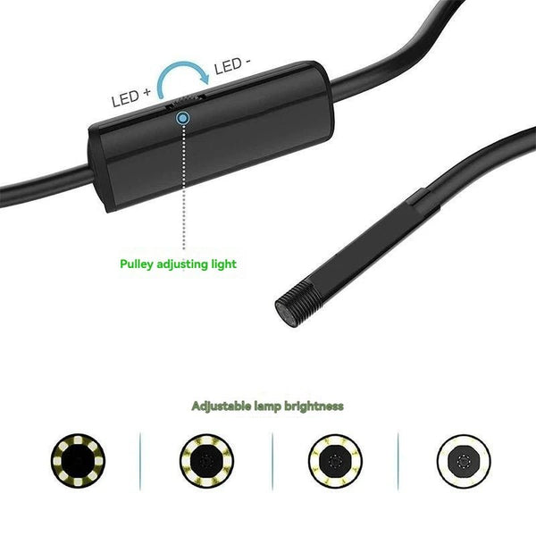 OllyMurs Type - C Android Endoscope IP67 Camera - 5.5 To 8mm 6 LED Borescope - stepyours.com
