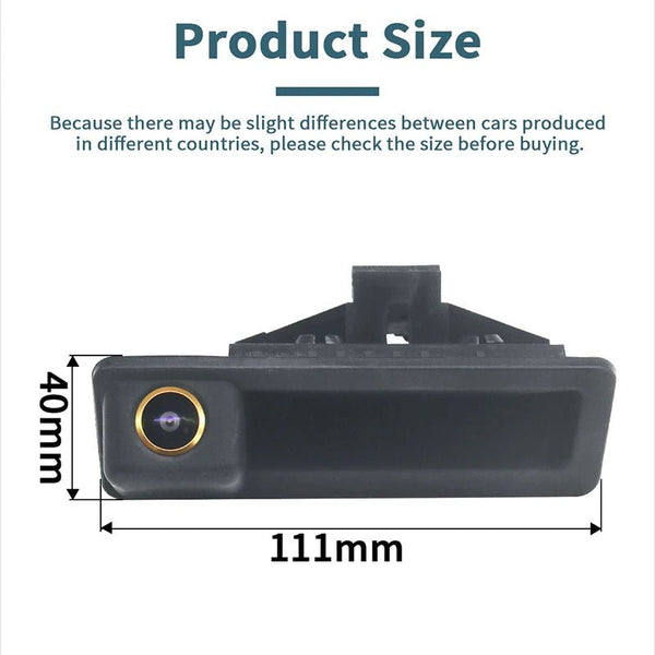 AHD 1080P 170 Rear View Camera Trunk Handle For BMW 3 5 Series X5 X6 Waterproof - stepyours.com