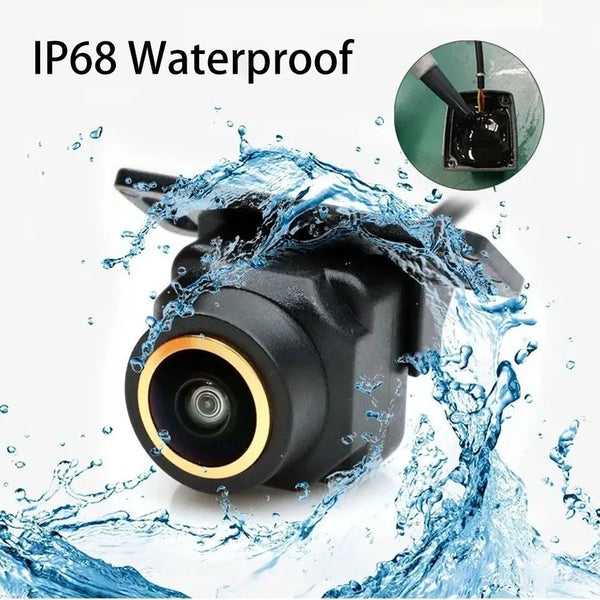 AHD 1080P Fisheye Car Rear View Camera Waterproof Night Vision Parking Assist - stepyours.com
