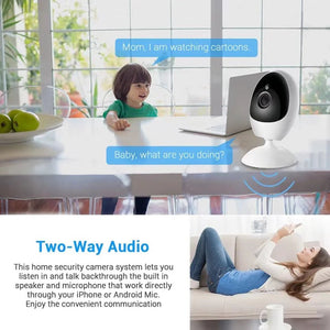 ICSEE Fisheye Camera 180 Degree Panoramic 1080P WiFi Security Camera - stepyours.com