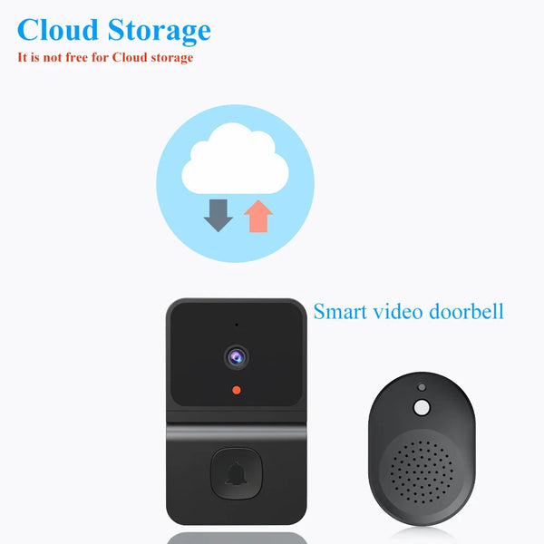 Wireless Doorbell WiFi Outdoor HD Camera Security Door Bell Night Vision Video Intercom Voice Change For Home Monitor Door Phone by stepyours.com