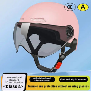 Cartoon Half Helmet With Goggles — product view 20