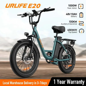 Urlife Fat Tire Electric Bike for Custom Setups — product view 9