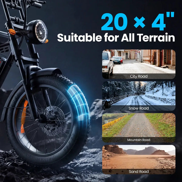 Fat Tire Ebike - Extended Range — product view 5