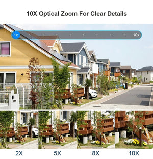 LS VISION 20MP Outdoor WiFi Security Camera With 4 Lenses 10X Zoom Auto Tracking - stepyours.com