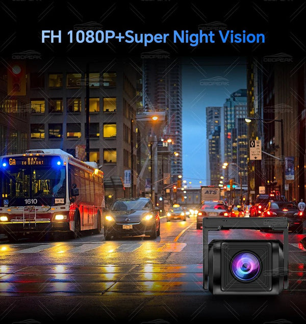 FHD 1080P Car Rear View Camera Waterproof For DVR Dashcam T30 K50 - stepyours.com
