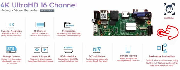 XM 5MP AI IP Camera PoE CCTV Outdoor Security Waterproof NVR System Xmeyepro - stepyours.com