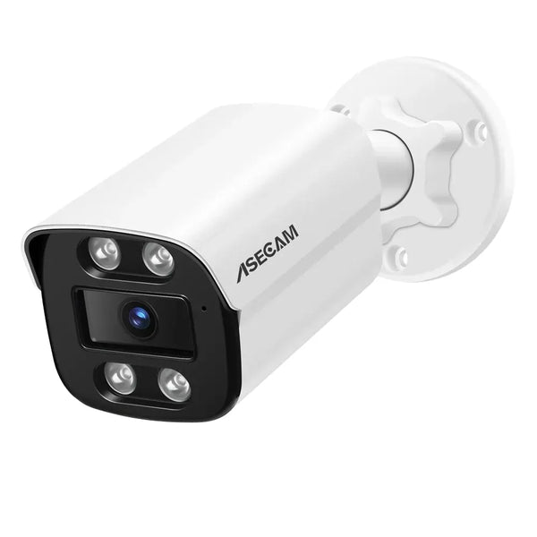 New 4K 8MP IP Outdoor PoE Surveillance Camera - With Color Night Vision - stepyours.com