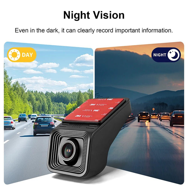 4K WiFi Car Dash Cam Dvr 24H Parking Monitor App Control Video Recorder - stepyours.com