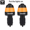 TOSUOD Bicycle Light Plug Light LED Intelligent Turn Signal Warning Light Mountain Handle Blockage Handle Bicycle Light