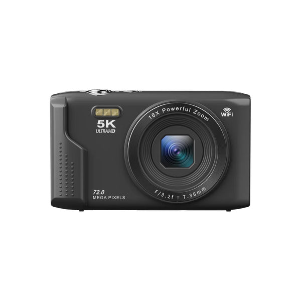Ourlife 5K 72MP Compact Digital Camera With Two Point Eight Inch LCD 16X Zoom - stepyours.com