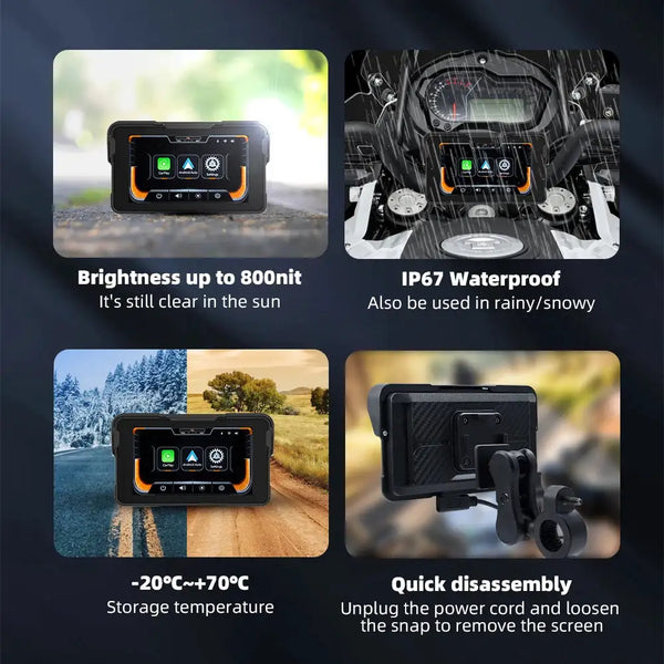Motorcycle GPS Navigation Display — product view 5