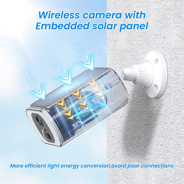 ANRAN C3 Outdoor Wireless Camera Solar Powered Security With Color Night Vision - stepyours.com