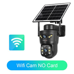 LS VISION 4G WiFi Outdoor Solar Camera - 8MP Dual Lens Night Vision Waterproof - stepyours.com