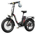 Spacewalk 1500W Peak Motor Fat Tire Electric Bike for Adults 20x4.0 Folding E-Bike 48V 15Ah Electric Bicycle Removable Battery with NFC Unlock 28MPH Long Range 45-60 Miles 7-Speed Gears 5 PAS UL2849