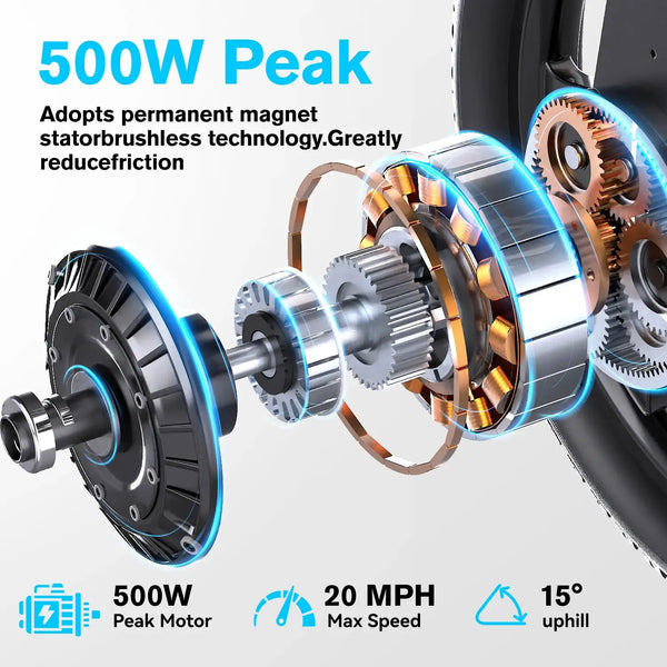 Cybervelo Foldable Electric Bike Configuration — product view 3