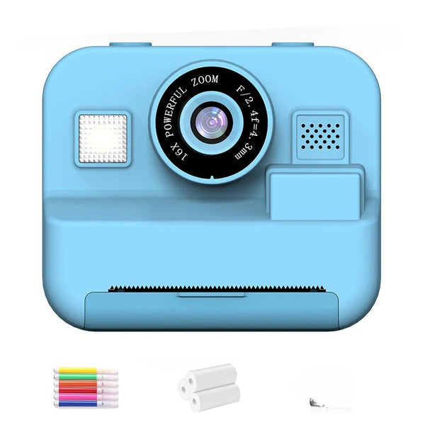 Educational Thermal Instant Print Camera 32GB Card 1080P For Kids Learning - stepyours.com
