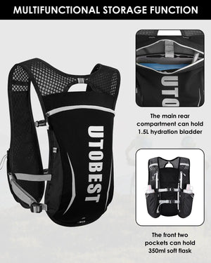 Ultra Lightweight UTOBEST Hydration Vest for Hiking — product view 10
