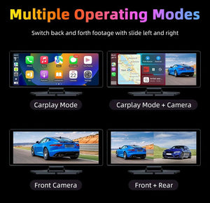 4K Dash Cam With Wireless CarPlay Android Auto GPS 7 Inch Or 10.26 Inch - stepyours.com