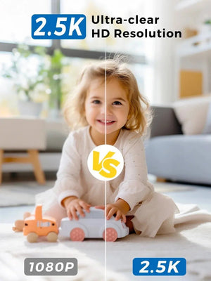 PEGATAH 5MP One - Touch Call Indoor Baby Monitor WiFi Color Night Vision - stepyours.com