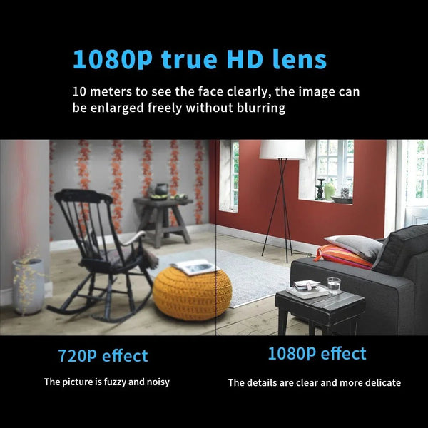 X5 Mini Camera 1080P HD WiFi Night Vision Security Camcorder For Home - stepyours.com