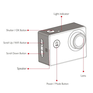 SJCAM SJ4000 Air Action Camera 4K Video 30M Waterproof WiFi Sports Cam - stepyours.com