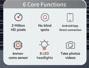 360 Degree Articulating Borescope Endoscope With Light For Android And iOS - stepyours.com