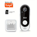 Tuya WiFi Video Doorbell - 2-Way Audio, Outdoor 1080P HD, SD+Cloud Storage, Motion Detection, Easy Setup & Live Alerts by stepyours.com