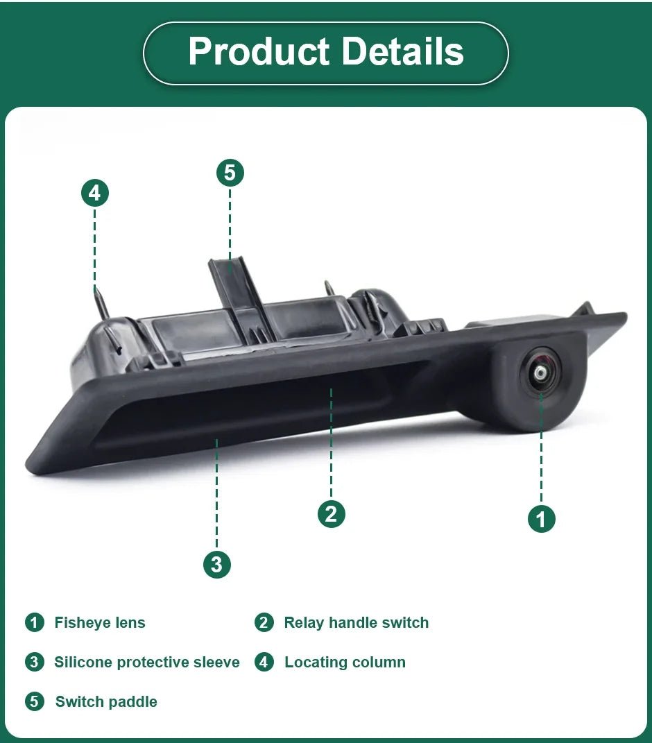GreenYi 170 Degree 1080P HD AHD Night Vision Rear View Camera For BMW 3 Series - stepyours.com
