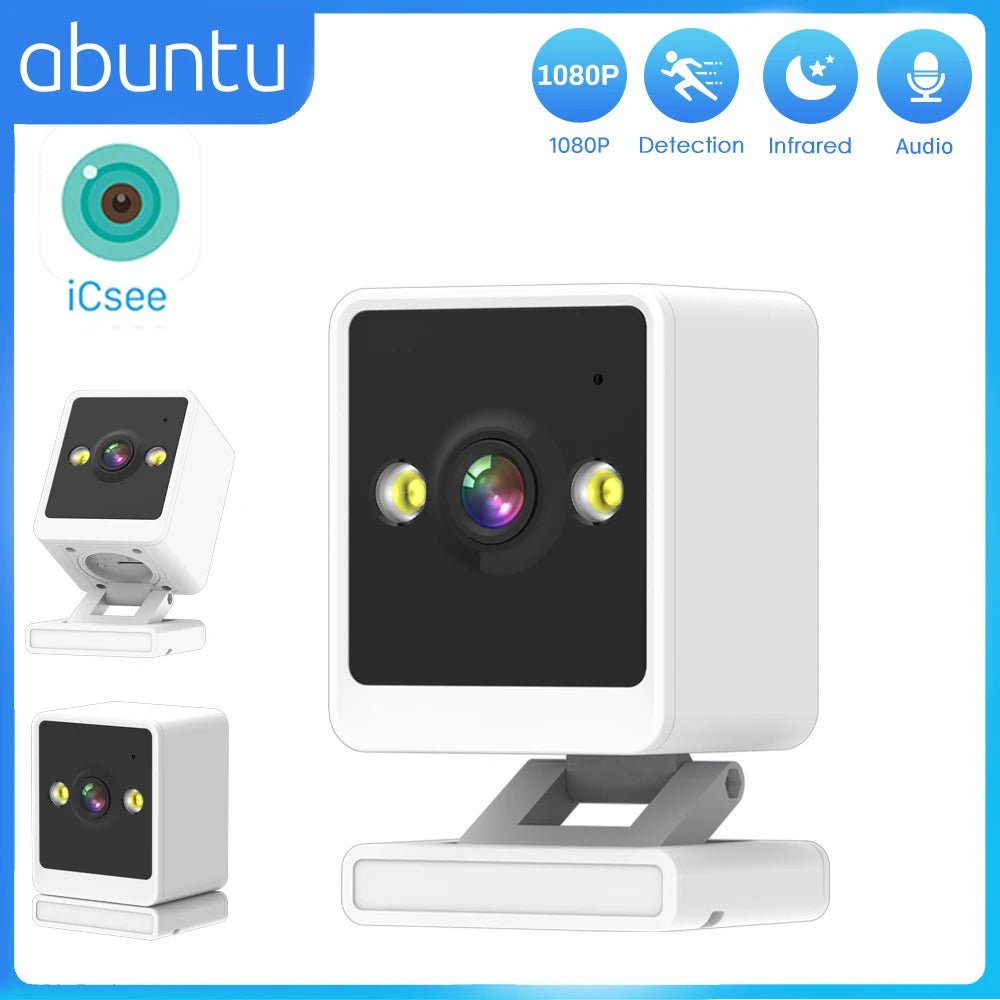 1080P Indoor WiFi Mini Camera Two Way Audio For Baby Monitor ICSEE App - stepyours.com