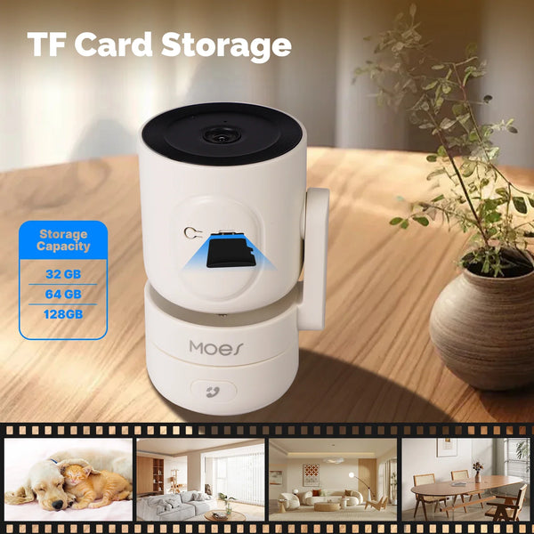MOES Tuya WiFi Indoor Pan/Tilt Camera - 4MP HD Night Vision And Motion Alerts by stepyours.com