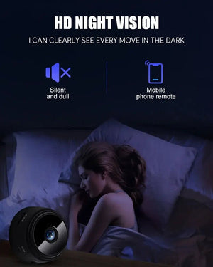 A9 HD WiFi Mini Surveillance Camera - 1080P Wireless Home Security.Add Hooks - stepyours.com