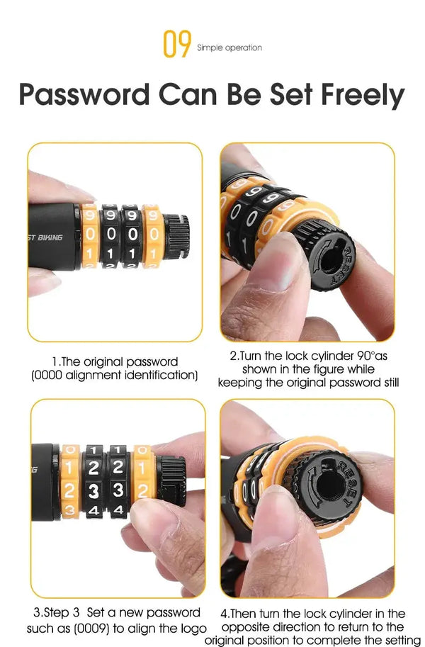 West Biking Lock for On The Go Security — product view 18