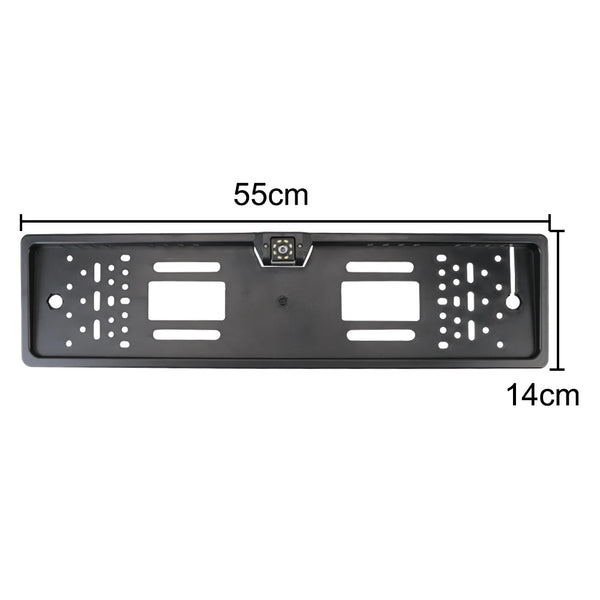12V Car Rear View Camera 4 And 8 LED License Plate Holder Parking Sensor - stepyours.com