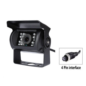 Reverse Camera 4 Pin AV Port IR Night Vision Waterproof For Truck Trailer RV - stepyours.com