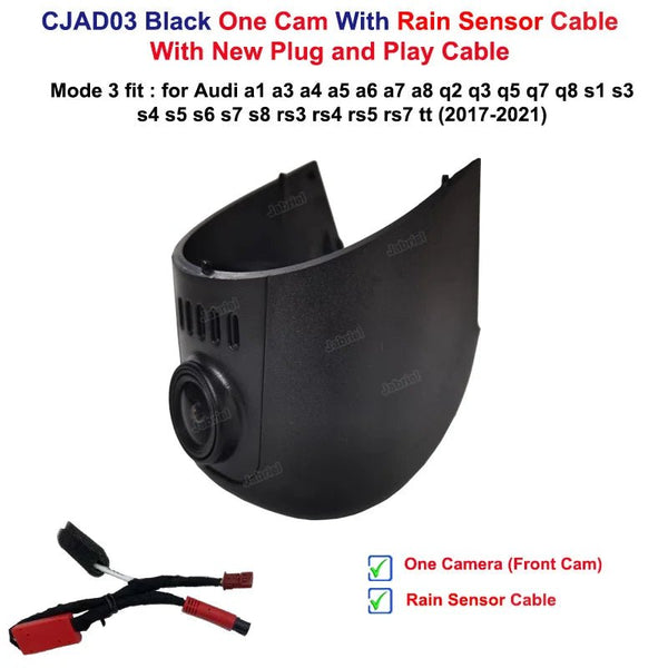 Plug And Play Audi Dash Cam With App Control 1080p Front Camera A3 A4 A5 A6 Q5 Q7 - stepyours.com