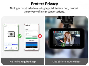 4K Dash Cam for Cars Front and Rear with WiFi GPS 24H Parking Mode - stepyours.com
