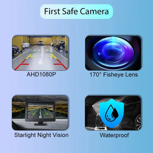 Universal AHD CVBS Fisheye Car Rearview Camera 170 Night Vision Waterproof - stepyours.com