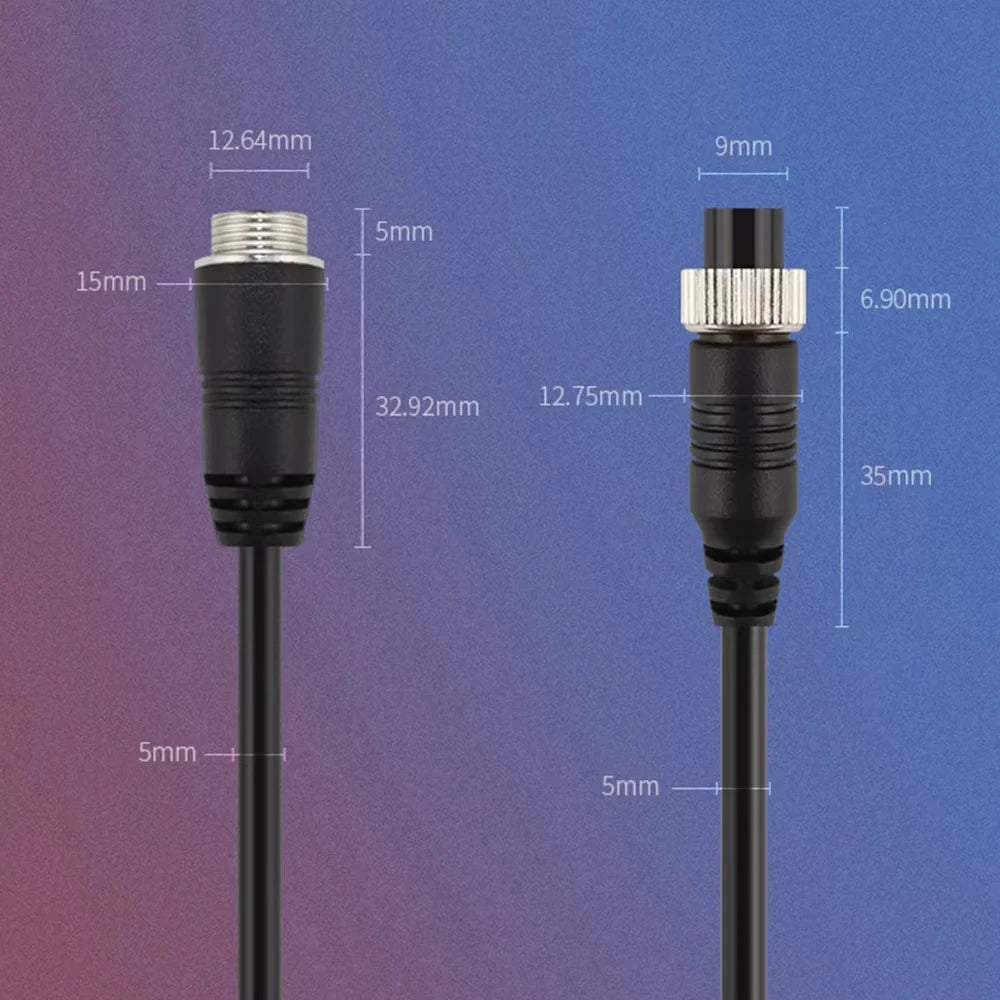 4 Pin Aviation Video Cable For Backup Cameras In RVs Trucks Buses - stepyours.com